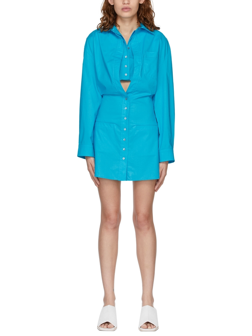 Jacquemus Chic Turquoise La Robe Baunhilha Dress Size 36 FR / US 4